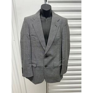 Christian Dior Wool Blazer Mens Gray Monsieur Wallachs Sport Coat Suit‎ Jacket